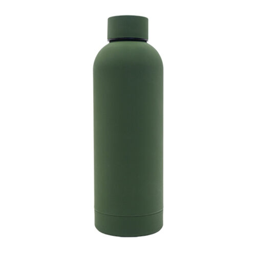 Butelka termiczna Mendoza 500 ml, ciemny zielony z nadrukiem logo - zdjęcie produktu