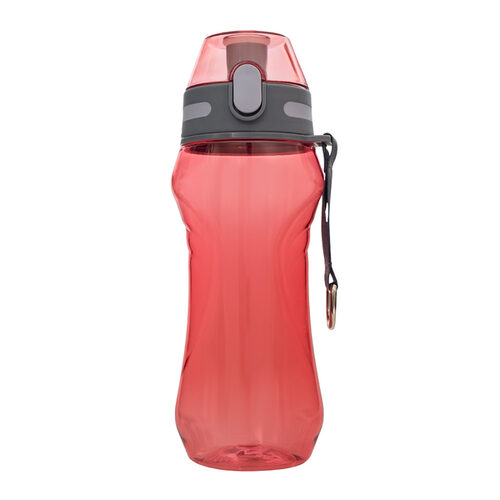 Bidon Primo 660 ml, czerwony z nadrukiem logo - zdjęcie produktu