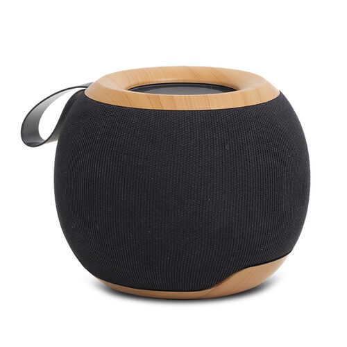 Głośnik Bluetooth Ball, czarny z nadrukiem logo - zdjęcie produktu