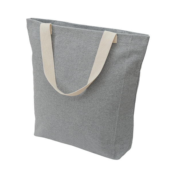 Torba z bawełny 340 g/m2 Batley, szary z nadrukiem logo - zdjęcie produktu