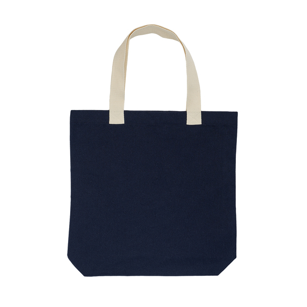 Torba z bawełny 340 g/m2 Batley, granatowy z nadrukiem logo a