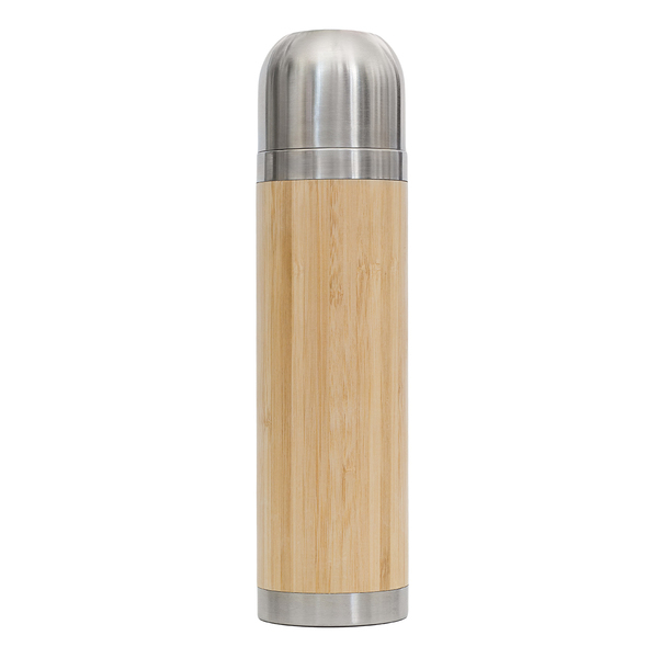 Termos Isalo 400 ml, brązowy z nadrukiem logo c