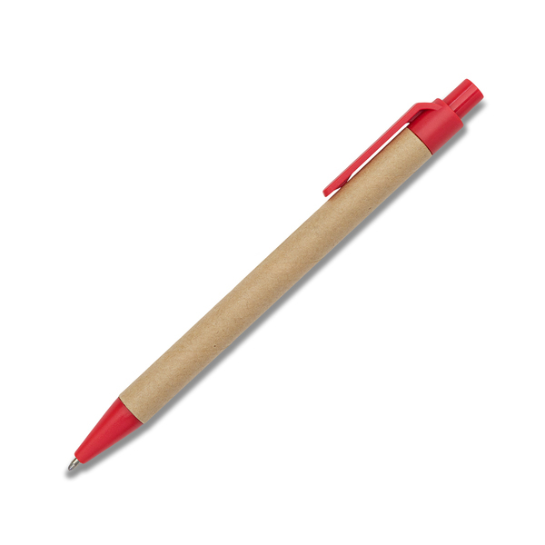 Notes z długopisem Dalvik, czerwony z nadrukiem logo c
