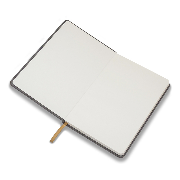 Notes z kieszonką na telefon Irun, szary z nadrukiem logo b