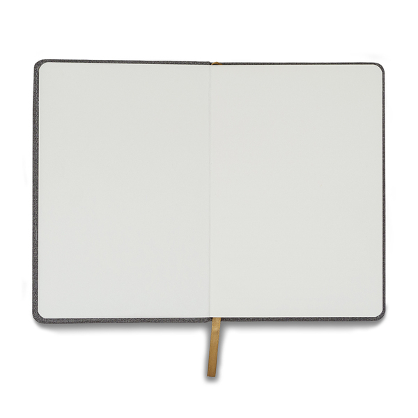 Notes z kieszonką na telefon Irun, szary z nadrukiem logo c
