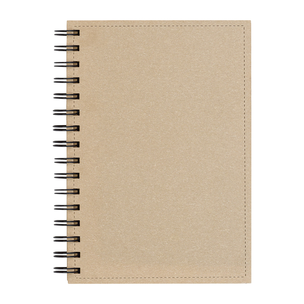 Notes w linie Natal, beżowy z nadrukiem logo