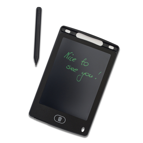 Tablet do notatek Devon, czarny z nadrukiem logo b