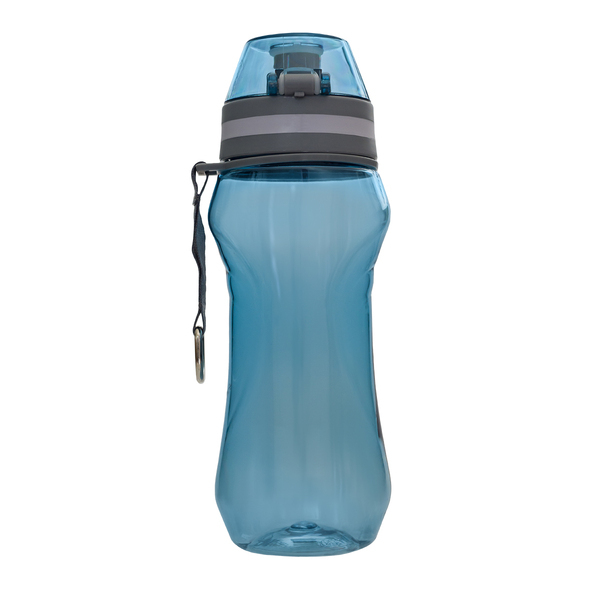 Bidon Primo 660 ml, niebieski z nadrukiem logo a