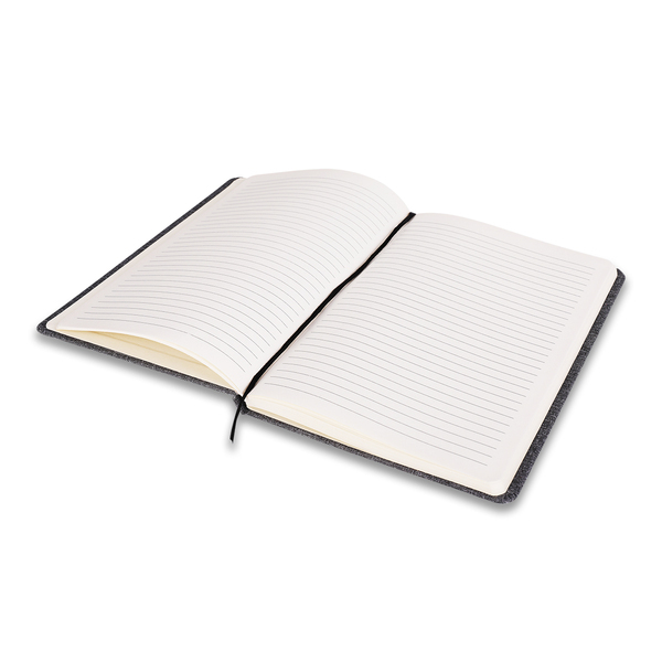 Notes Baines, szary z nadrukiem logo d