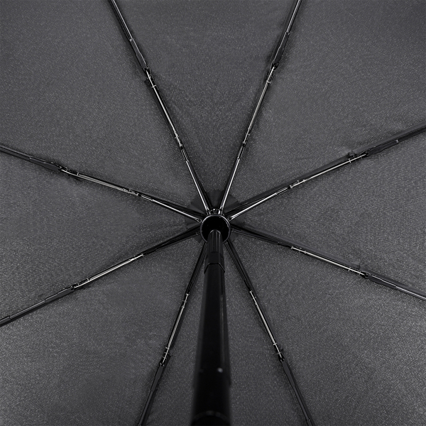 Parasol Colinton, czarny z nadrukiem logo b