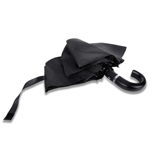 Parasol Colinton, czarny z nadrukiem logo c