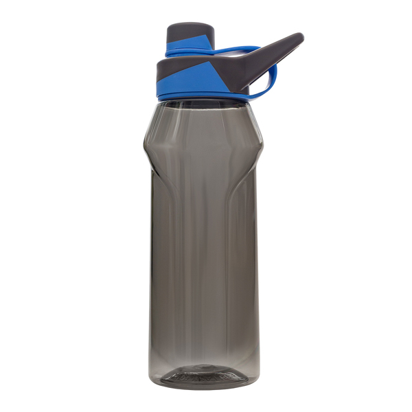 Bidon Next 620 ml , niebieski/szary z nadrukiem logo - zdjęcie produktu