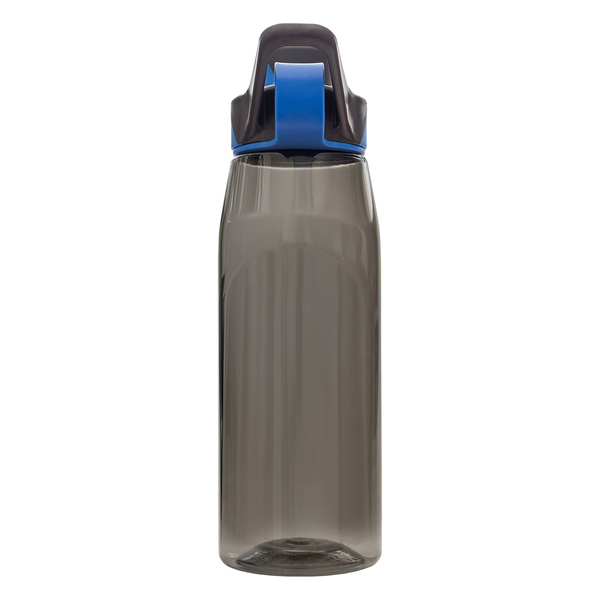 Bidon Next 620 ml , niebieski/szary z nadrukiem logo c