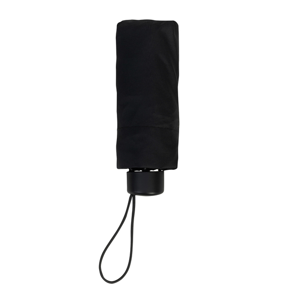 Parasol w etui Banff, czarny z nadrukiem logo a