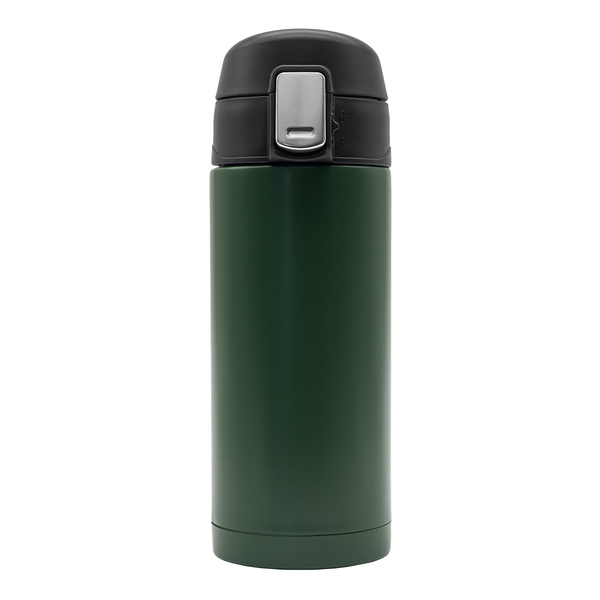 Kubek termiczny Bergen 340 ml, ciemny zielony
