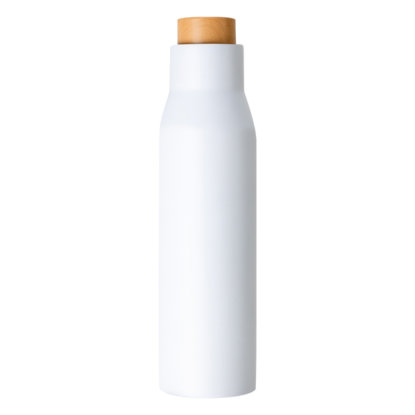 Butelka termiczna Morana 500 ml, biały z nadrukiem logo a