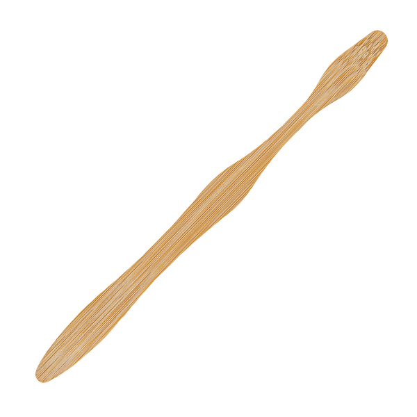 Szczoteczka do zębów Giza, beżowy z nadrukiem logo b