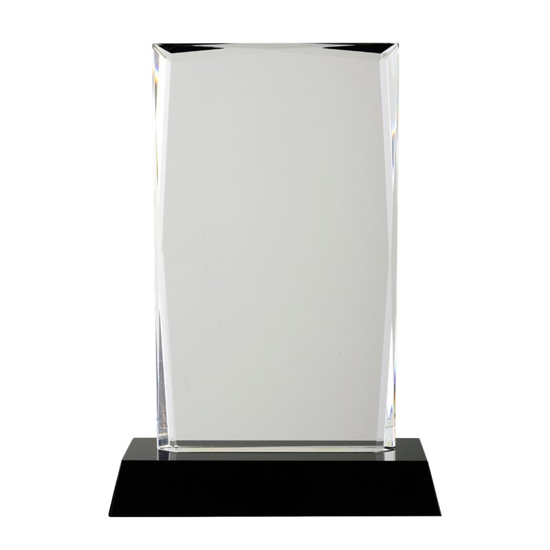 Trofeum Tradition, transparentny/czarny z nadrukiem logo b