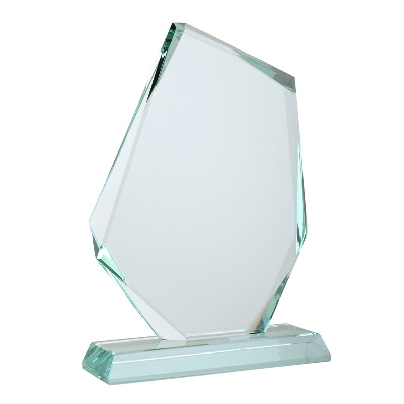 Trofeum Jewel, transparentny z nadrukiem logo b