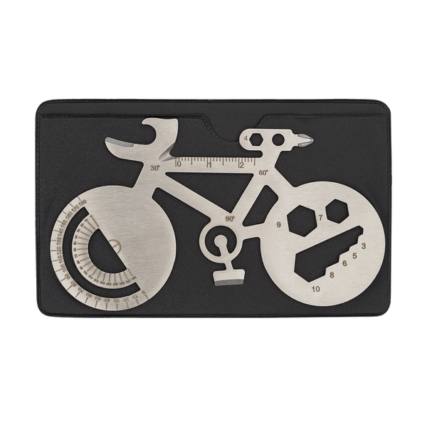 Narzędzie wielofunkcyjne Cyclist, srebrny z nadrukiem logo - zdjęcie produktu