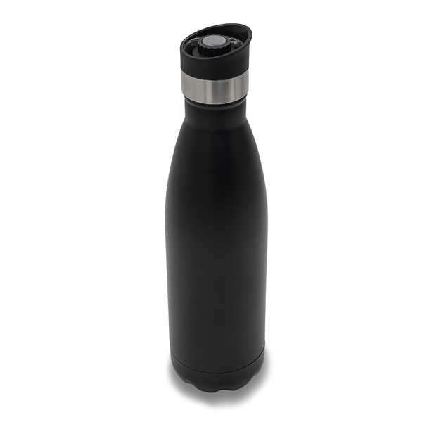 Butelka termiczna z ustnikiem 360° Yakima 550 ml, czarny