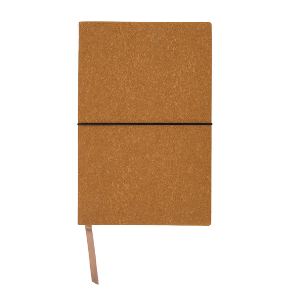 Notes Risco, brązowy z nadrukiem logo b