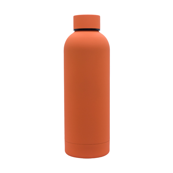 Butelka termiczna Mendoza 500 ml, pomarańczowy z nadrukiem logo - zdjęcie produktu