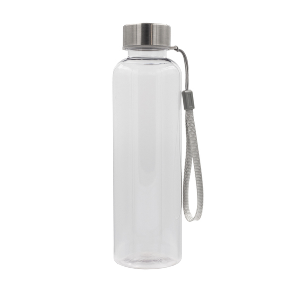 Butelka z tritanu Affi 500 ml, transparentny z nadrukiem logo
