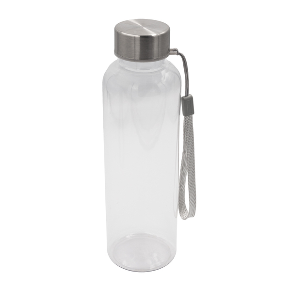 Butelka z tritanu Affi 500 ml, transparentny z nadrukiem logo b