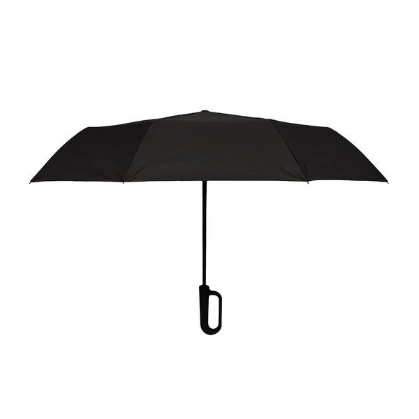 Parasol Anmore, czarny z nadrukiem logo - zdjęcie produktu