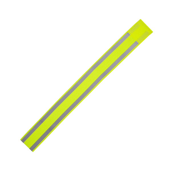 Opaska Reflectis, żółty z nadrukiem logo b