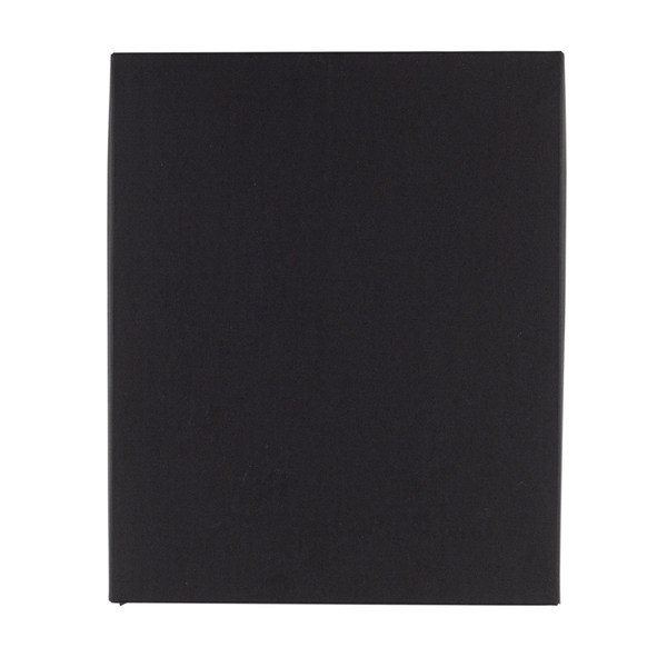 Notes z długopisem w pudełku Plata, czarny z nadrukiem logo f