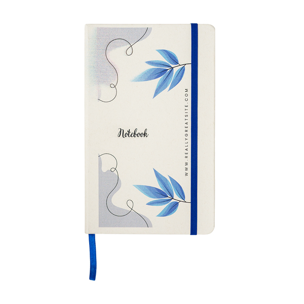 Notes Milkis, niebieski z nadrukiem logo a