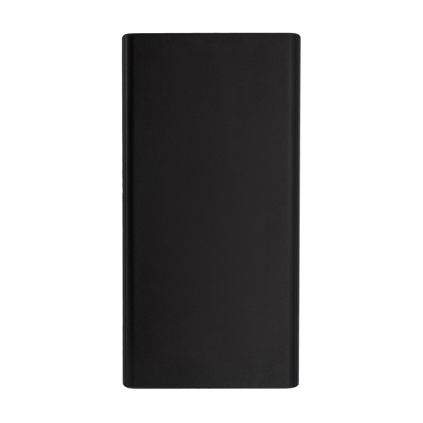 Power bank 10000 mAh Banco, czarny z nadrukiem logo a