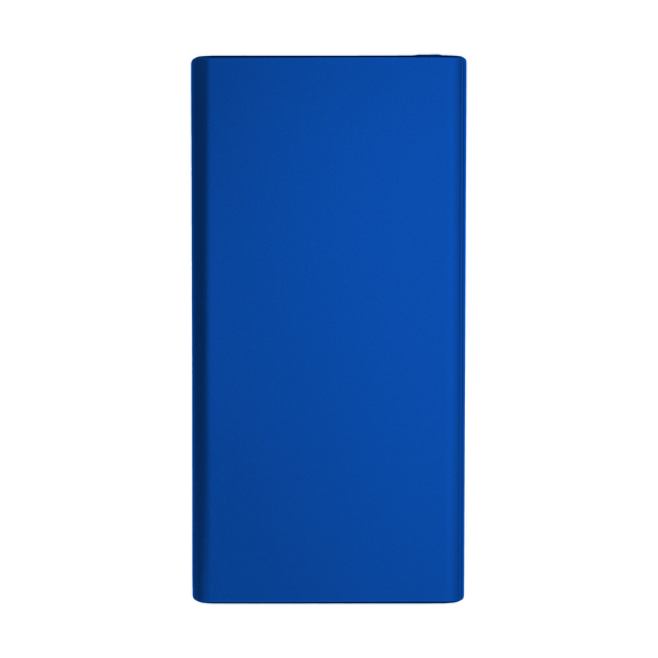 Power bank 10000 mAh Banco, niebieski z nadrukiem logo b