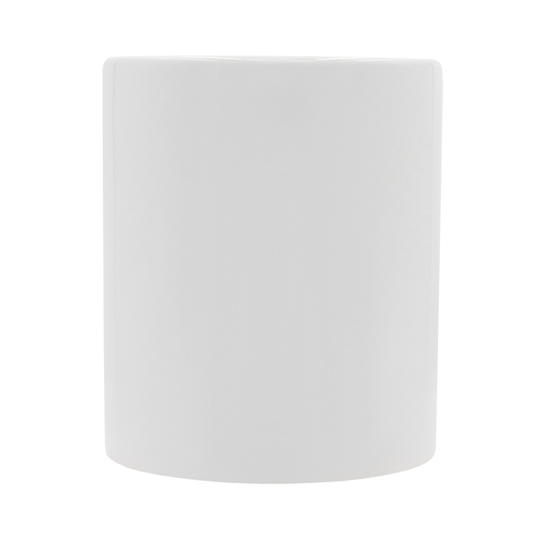Kubek z powłoką sublimacyjną Ardea 330 ml, biały z nadrukiem logo d