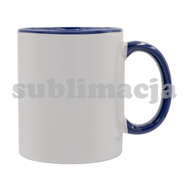 Kubek z powłoką sublimacyjną Gaeta 330 ml, granatowy