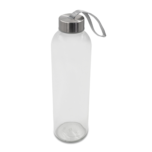 Butelka szklana Aqua Isola 750 ml, transparentny z nadrukiem logo