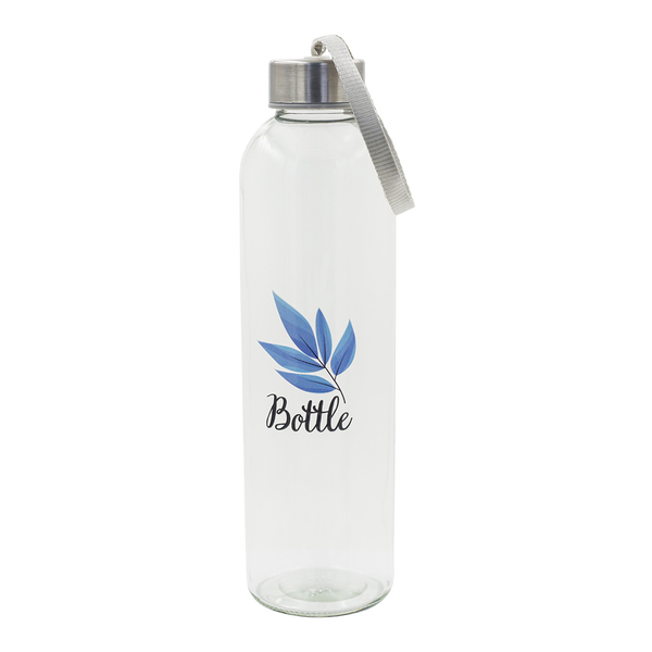 Butelka szklana Aqua Isola 750 ml, transparentny z nadrukiem logo a