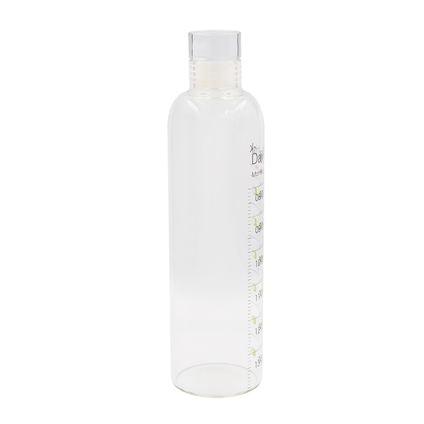 Butelka ze szkła borokrzemowego Wimbledon 550 ml, transparentny z nadrukiem logo c