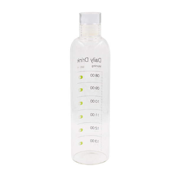 Butelka ze szkła borokrzemowego Wimbledon 550 ml, transparentny z nadrukiem logo d