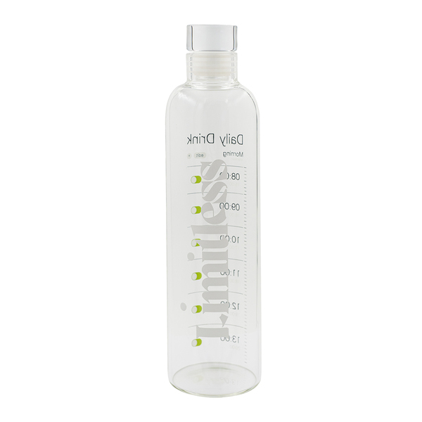 Butelka ze szkła borokrzemowego Wimbledon 550 ml, transparentny z nadrukiem logo a