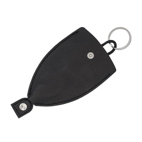 Etui na klucze Rupert, czarny z nadrukiem logo c