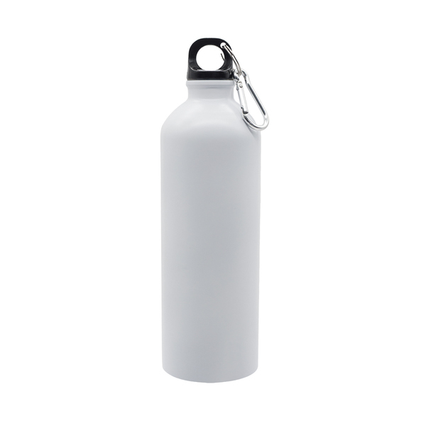 Bidon stalowy Caminos 800 ml, biały z nadrukiem logo a