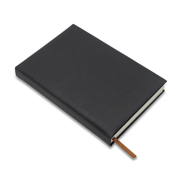 Notes 200 kartkowy w pudełku Amaro, czarny z nadrukiem logo