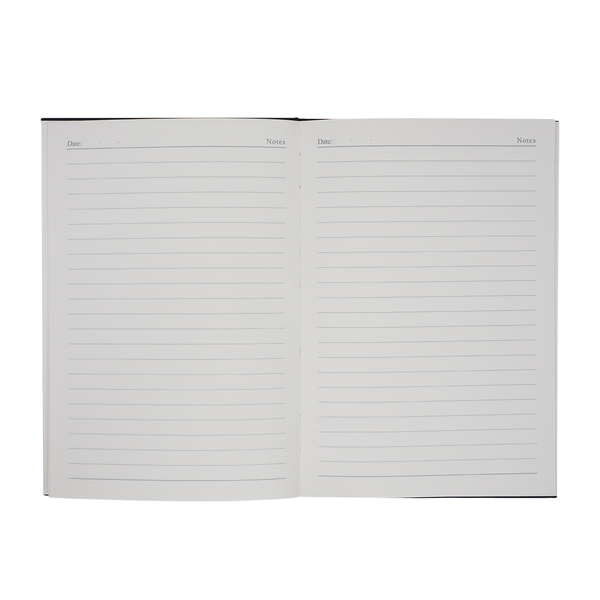 Notes 200 kartkowy w pudełku Amaro, czarny z nadrukiem logo e