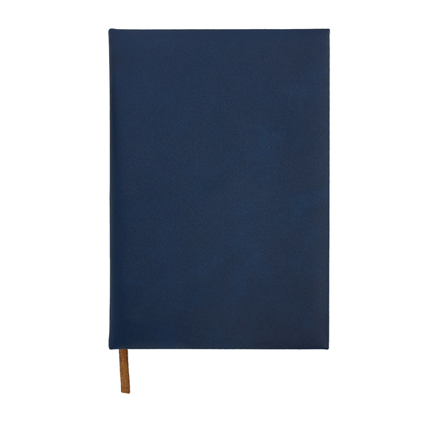 Notes 200 kartkowy w pudełku Amaro, granatowy z nadrukiem logo f