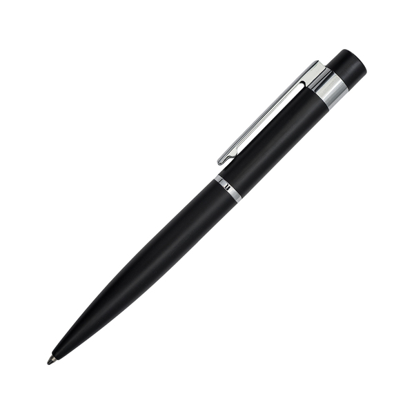 Zestaw notes z długopisem Inkoria, czarny z nadrukiem logo d