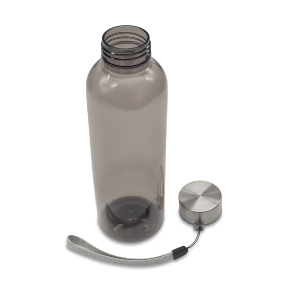 Butelka RPET Vetta 500 ml, grafitowy z nadrukiem logo a