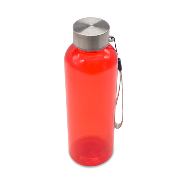 Butelka RPET Vetta 500 ml, czerwony z nadrukiem logo a
